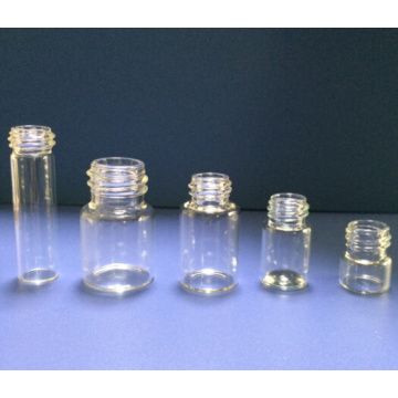 10ml Tubular Clear Mini Glass Vials for Cosmetic Packing